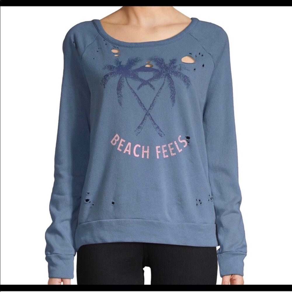 🦋 Chaser ‘Beach Feels’ Fleece Sweater 🦋